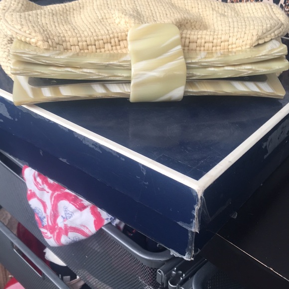 OSCAR de la Renta Clutch, early 2000??? NIB - Picture 4 of 7